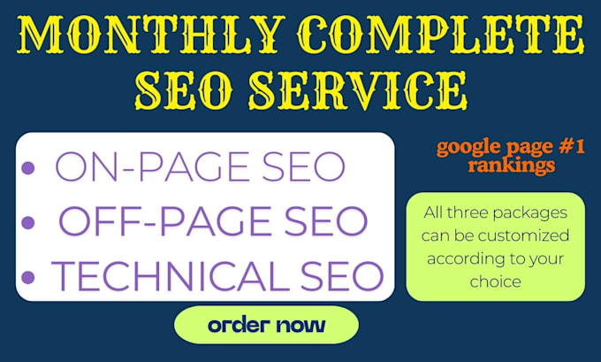 Gig Preview - Provide monthly complete SEO services for your business