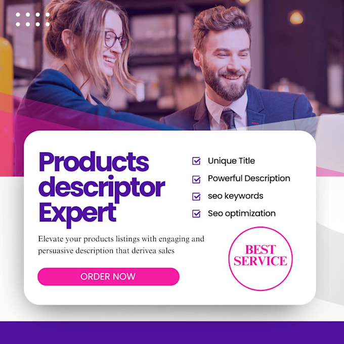 Gig Preview - Be your product descriptor