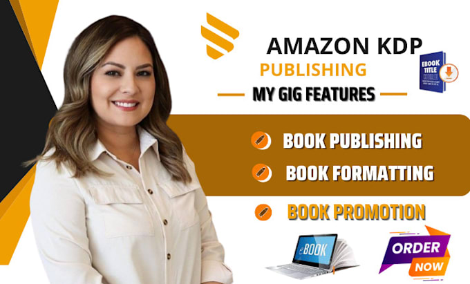 Gig Preview - Do kdp  book format, editing ,book writing ,resize  cover design to amazon kdp