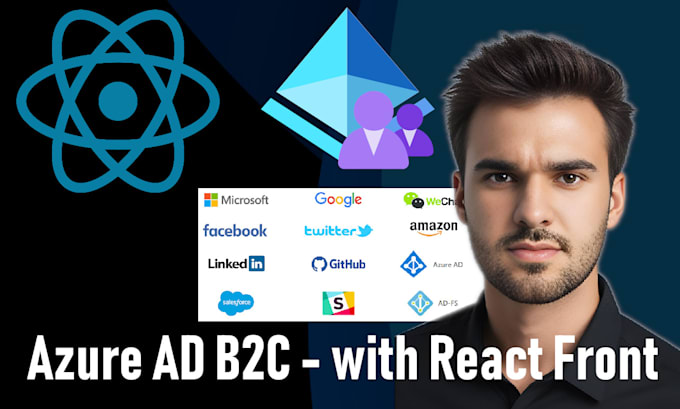 Gig Preview - Configure azure active b2c for you with a react front end