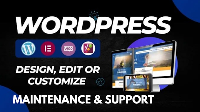 Bestseller - do professional wordpress website maintenance, support and tech solution monthly