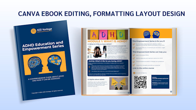 Gig Preview - Design canva ebook lead magnet, work book and layout design editing formatting