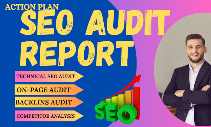 Gig Preview - Do complete SEO audit reports, competitive analysis for your website