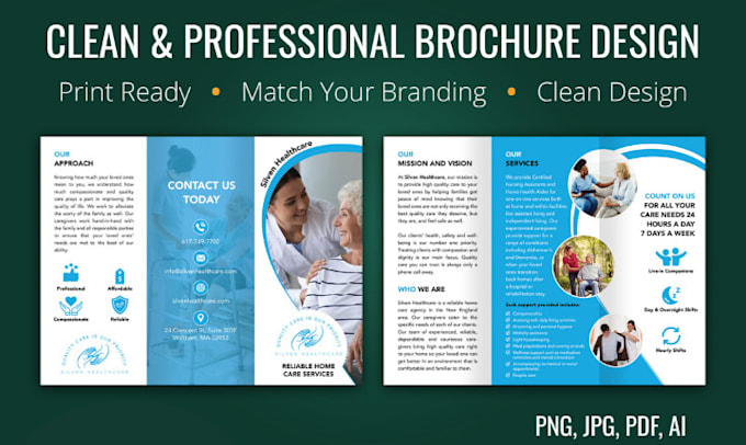 Gig Preview - Design professionalbusiness  brochure bifold or trifold brochure design