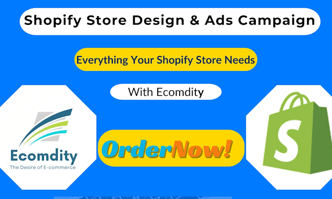 Gig Preview - Do professional shopify store design and shopify ad campaign