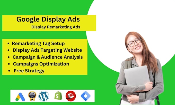 Gig Preview - Create google display ads and PPC ads, remarketing ads