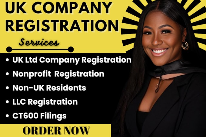 Gig Preview - Do uk ltd company registration nonprofit registration and non uk resident ct600