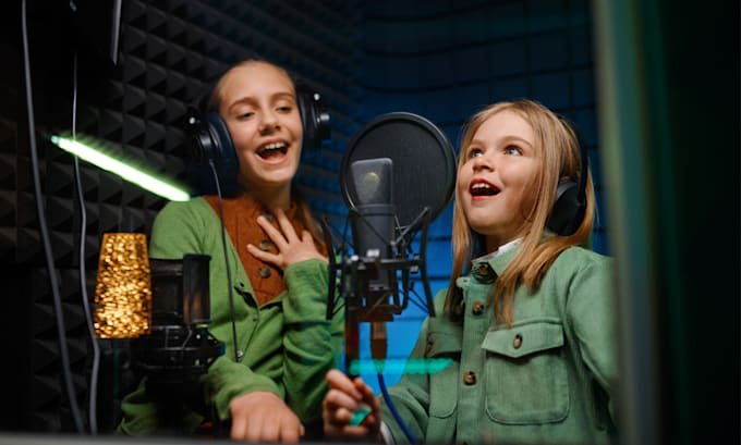 Gig Preview - Record a professional, american girl kid voice over