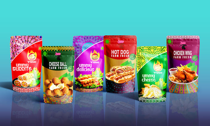 Gig Preview - Do pouch product label food packaging pouch label pouch bag