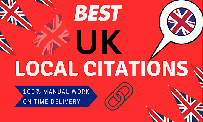 Gig Preview - Create best UK local citations to boost SEO