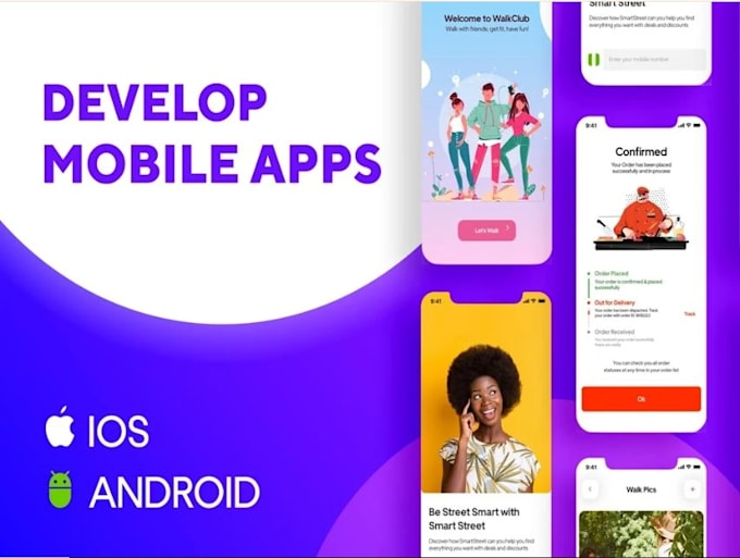 Gig Preview - Do mobile app development for android and ios app creation mobile app developer