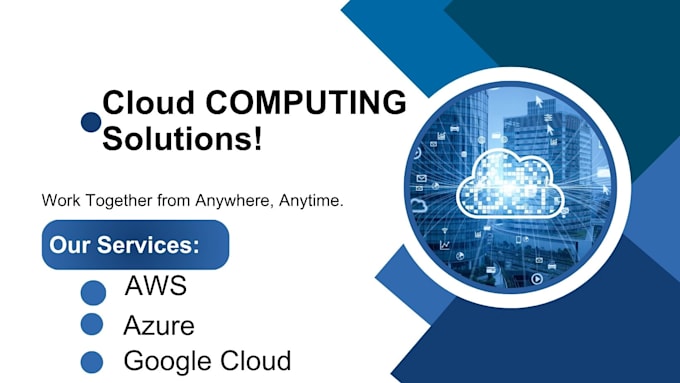 Gig Preview - Be your cloud computing, cybersecurity and iot expert