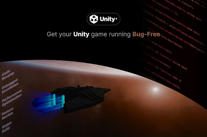 Gig Preview - Fix any unity 3d, unity 2d bugs for you