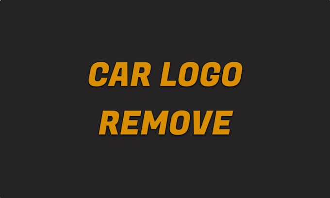 Gig Preview - Remove the logo from your cars for your fivem server