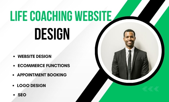 Gig Preview - Life coaching website consultant website online course web life coaching website