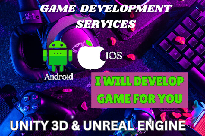 Gig Preview - Develop 2d 3d unity game, multiplayer vr game, metaverse game, nft game