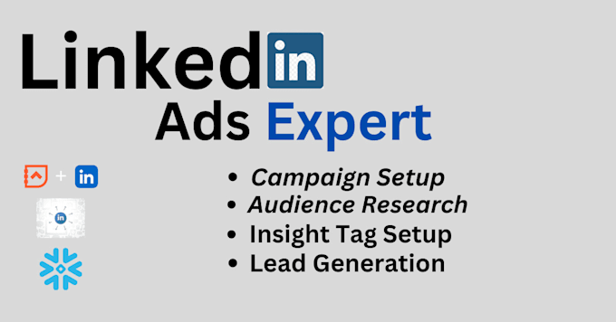 Bestseller - setup, manage and optimize your linkedin ads campaigns