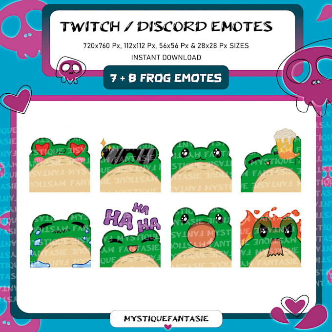 Bestseller - create custom emotes for your stream