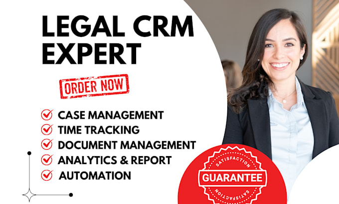 Gig Preview - Setup legal CRM clio law ruler mycase lawmatics practicepanther zoho leanlaw