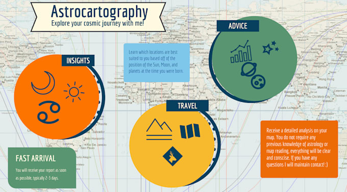 Bestseller - give you a reading of your astrocartography chart