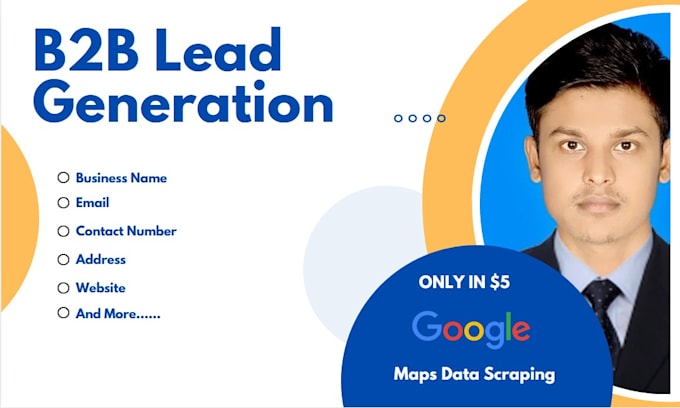 Gig Preview - Scrape google map data for lead generation, b2b data collect