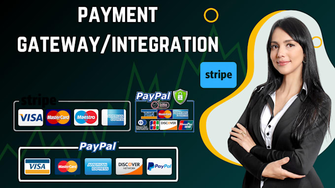 Gig Preview - Payment gateway integrate paypal, stripe into store, website, funnels, fix error