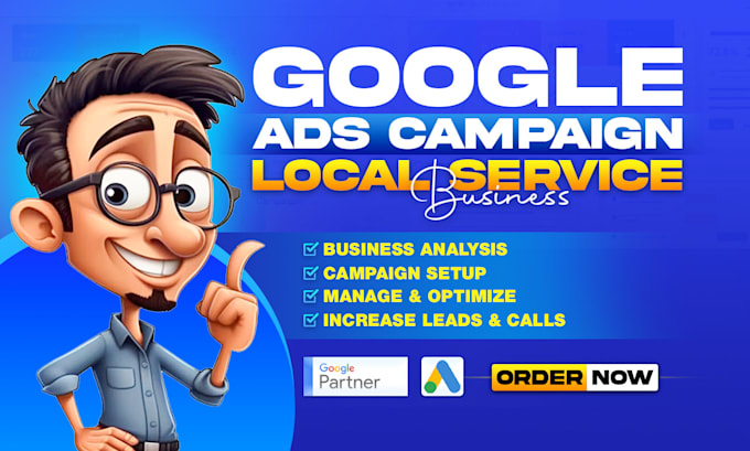 Gig Preview - Setup, optimize google ads adwords PPC for local business campaigns