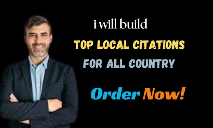 Gig Preview - Build local citations for all country