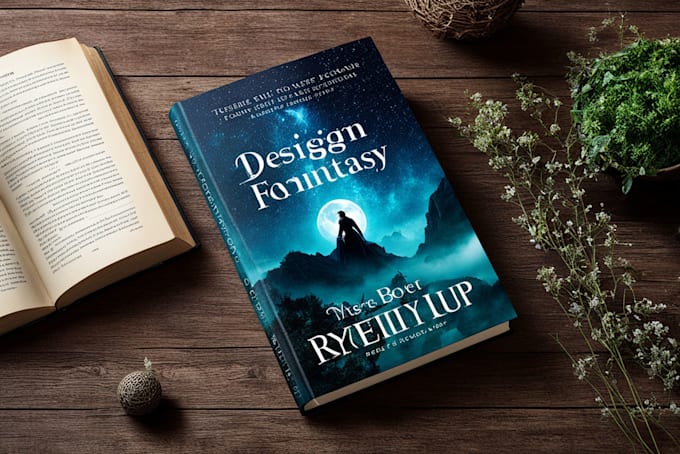 Gig Preview - Create a unique fantasy book cover design illustration