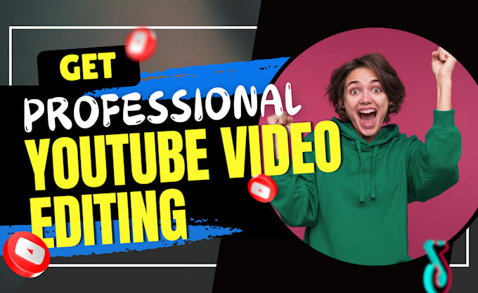 Gig Preview - Be your youtube shorts editor, podcast, tik tok, gaming video editing