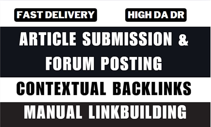 Gig Preview - Do high da guest posts and forum dofollow backlinks to increase domain ranking