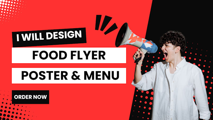 Gig Preview - Do modern creative restaurant food flyer and poster