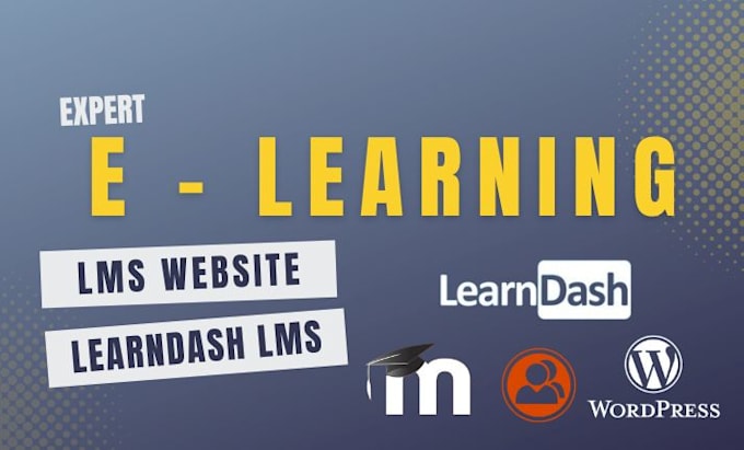 Gig Preview - Build a custom lms website with wordpress, learndash, kajabi, and thinkific