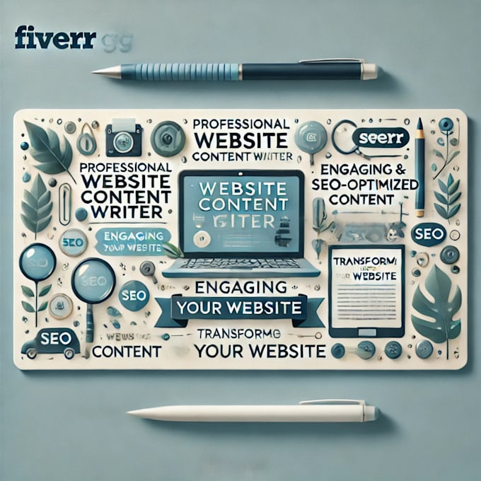 Gig Preview - Write engaging and SEO optimized website content