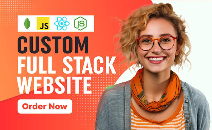 Gig Preview - Be full stack developer, build custom website, do full stack website development