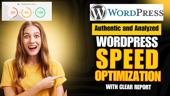 Gig Preview - Do wordpress website speed optimization within 1 hour