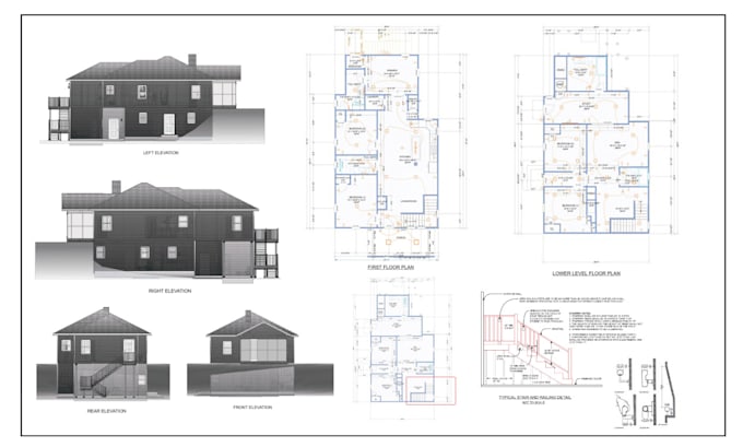 Gig Preview - Convert your pdf, sketch or image drawing to auto cad or revit