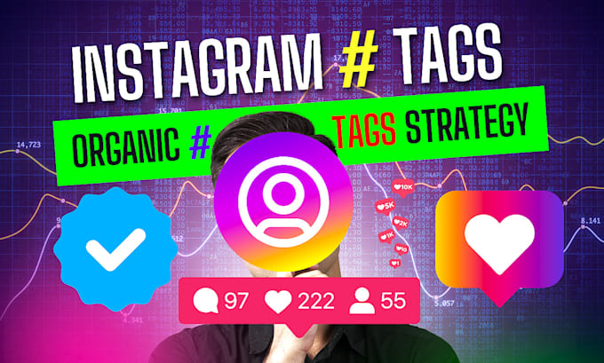 Gig Preview - Provide instagram hashtags organically to grow your post