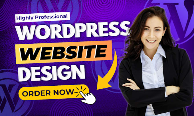 Gig Preview - Do wordpress website design, business website and wordpress website development