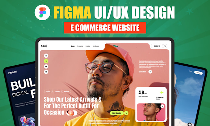 Gig Preview - Design modern, responsive website and landing page design in figma