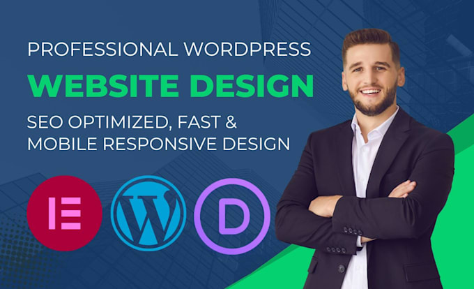 Gig Preview - Build, design, redesign or customize wordpress website