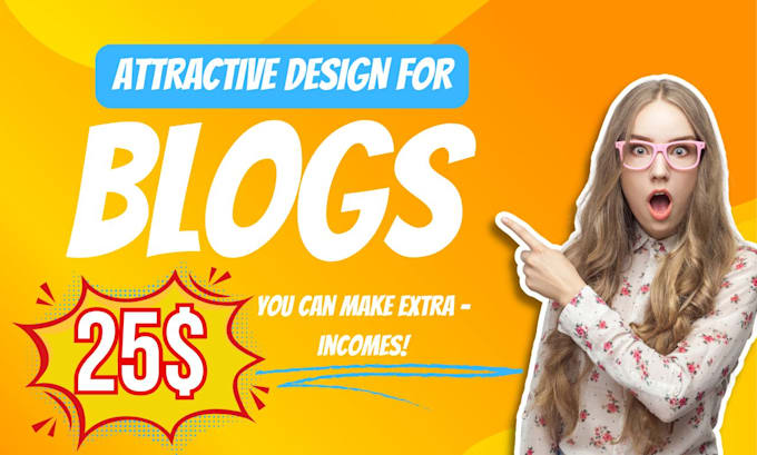 Bestseller - do attractive banners for blogs