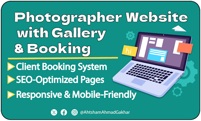 Bestseller - create professional photographers website with stunning design