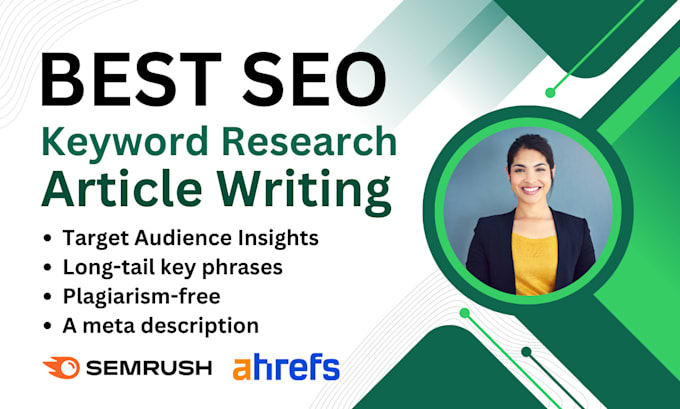 Gig Preview - Provide SEO keyword research with article writing