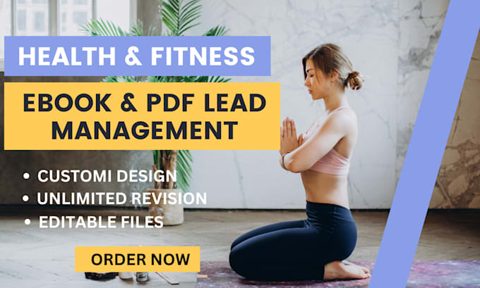 Gig Preview - Design your health and fitness canva ebook pdf lead magnet  design