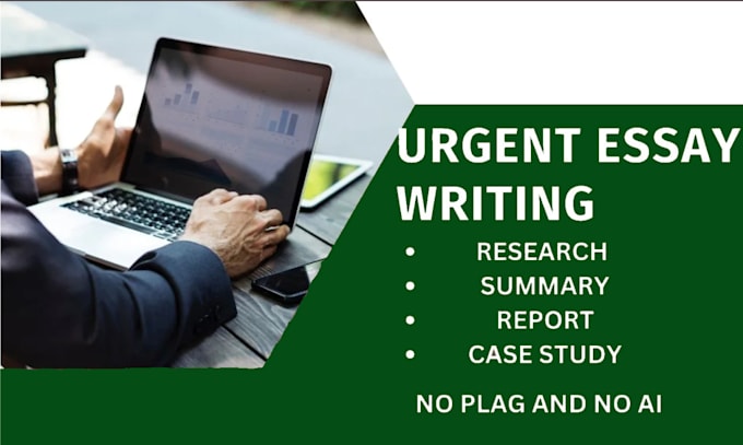 Gig Preview - Do urgent essay writing as an essay writer, case study