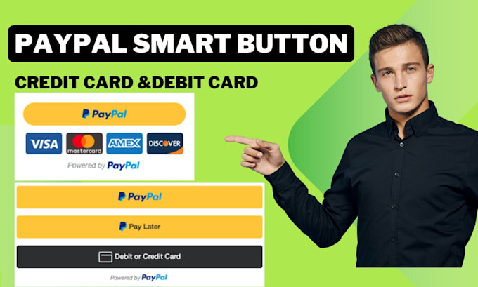 Gig Preview - Create integreat paypal smart button debit or credit on shopify in 6 hours only