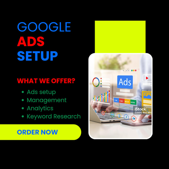 Gig Preview - Create and manage effective google ads for your business