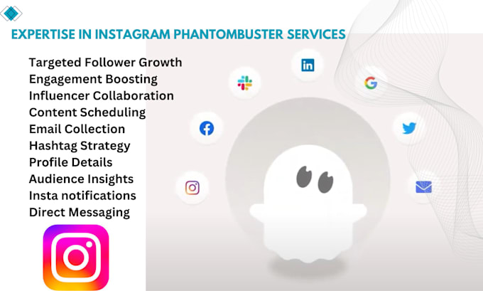 Gig Preview - Do overall social media lead generation via phantombuster