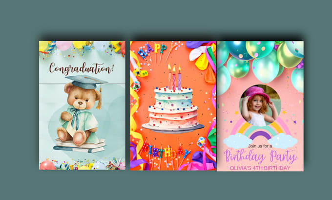 Gig Preview - Create a design birthday cards